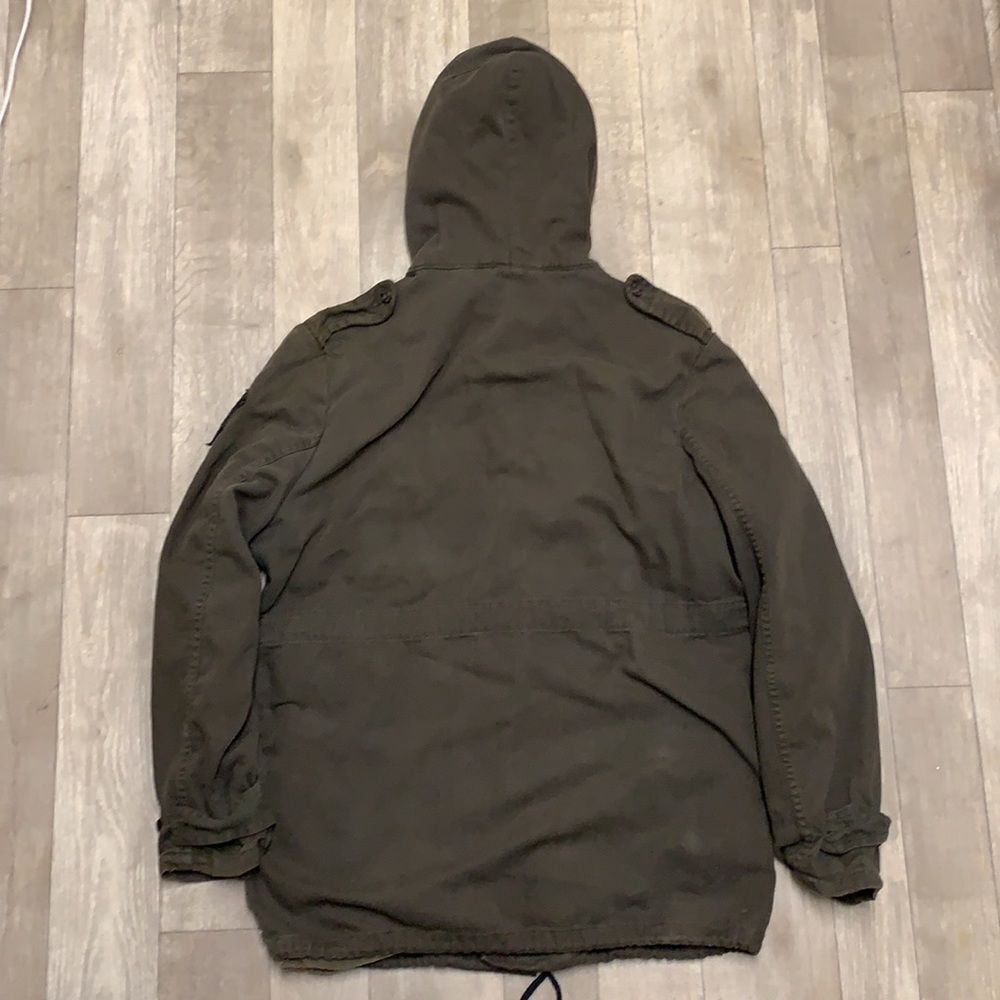 Mens ONA-OS‎ Army Parka Military Hooded Utility Jacket - Picture 2 of 9
